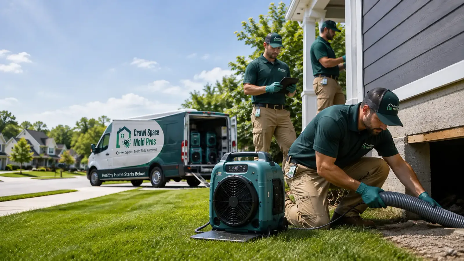 Crawl Space Mold Removal in Clark, CO